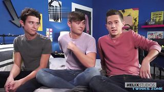 Sizzling twunk ass fucking fucky-fucky and jizz shot