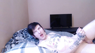 Punk Twunk Licks his own Jism