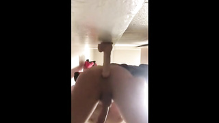 Hot twink getting fucked by his toy