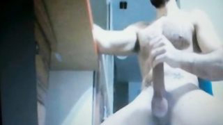 bearded hairy daddy huge cock 2