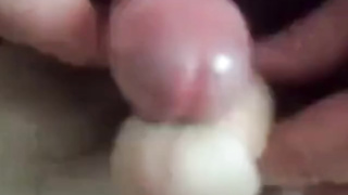 My buddy covers my cock with his cum ! 3