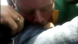 dad sucked by a stranger in his car