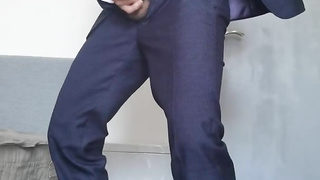 Jism in Suit and Leather Boots Sheers