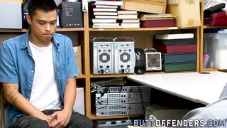 Shoplifting chinese youngster