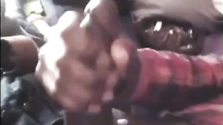 Fat Dick Thug Busts A Pulsating Nut