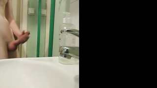 Huge cock and hot cumshot