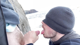 Hetero but Nosey Stranger Shoots Jism in my Gullet on Public Hiking Trail