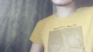 Russian Dude Wanking Humungous Man Meat