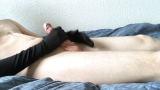 Stroking off with my Mittens