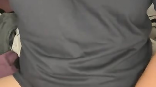 Jizzing in my PORNHUB T-tee-shirt! GINORMOUS EXPLOSION