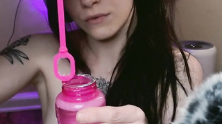 [ASMR] Elastic Deep-Throating Mega-Slut Deepthroating Whore Bubbles