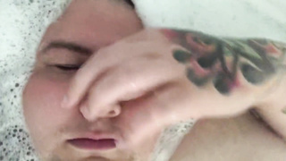 Jizm on me in my Super-Steamy Bathtub