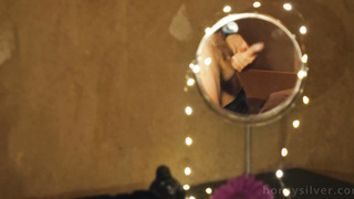 Obese Mirror - highly Offhand Idea to Film Rock-Hard Fuckpole with Jizz Flow in the obese Mirror.