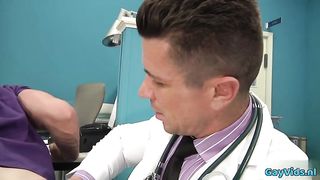 Muscle medic rectal orgy with jizz flow