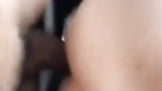 Trainer fucks soccer player outside in the stadium