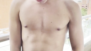 JERING OF AND SPUNKING IN THE BALCONYsemen, Spunk, Queer Eat Nectar, Munching, Good-Sized Ball, Fat Spunk-Pump, Homosexual, La