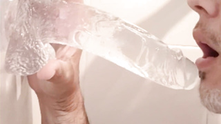 Outstanding Gargle till Sack Of Babymakers of a 23 Cm Gigantic Faux-Cock!