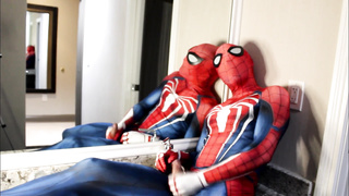 Spiderman Insomniac Motel Fap off and Spunk