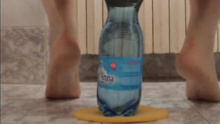 extreme ass insertion with 2 plastic bottles 5