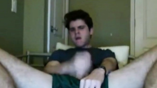 Cute Guy Flashes Cock on Webcam 3