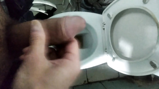 I Wank off a Man Rod in a Public Rest Room - Part 1.