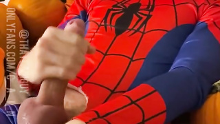 Handsome Spiderman Ejaculates a Meaty Web - CAM4 Masculine