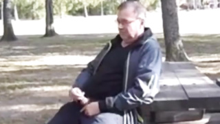 Jack and cum in public 3