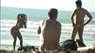 Str8 big dick on beach 5
