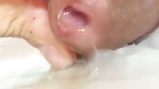 my cock cumming again 4