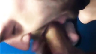 Cum sucker in public wc 5