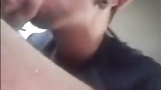 Cum sucking in a car 3