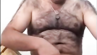 Str8 mustache married daddy play on bed 5