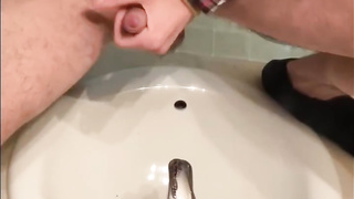 Lad after bathroom solo have fun