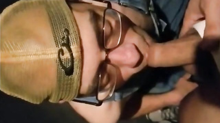 Drinking cum and piss 4