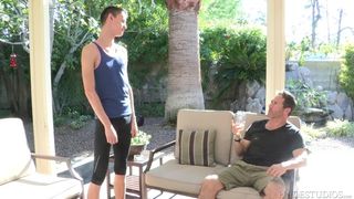 School Youngster does 1 last Favor for his Humungous Shaft Manager Father