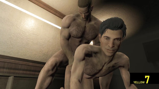 My homie wasn't at home. But his beefy parent was!