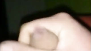 Wanking my small uncut cock 2