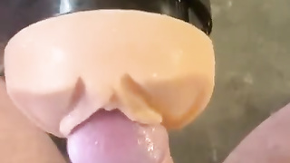 Wanking off at homeoffice