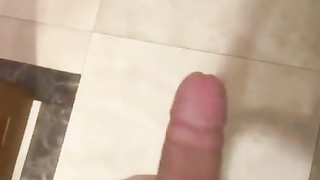 Attempting to get caught fapping off in public rest room