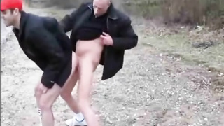 Daddy and Younger Dude fucking Outdoors 3