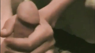 playing with his cock and hands while he 4