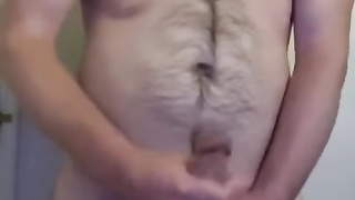 A prompt jerk whilst the girlfriend is upstairs