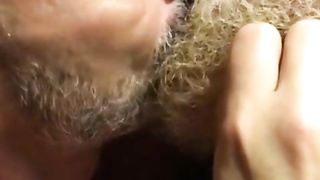 He resists being kissed....a bit 4