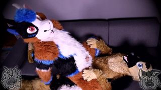 Snuggling and Railing a German Shepherd, Murrsuiters: TheNaughtyPig & Luko