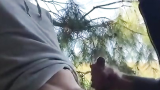 Jerking off in park 9