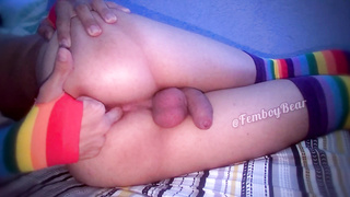Femboy Frigging and Plugging his Arse