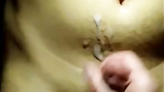 Cumming on my bros stomach and cock 3