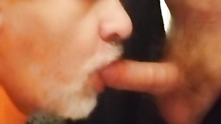 Heterosexual sexually attractive guy has his arge mushroom head gigantic wood serviced at my glory crevasse