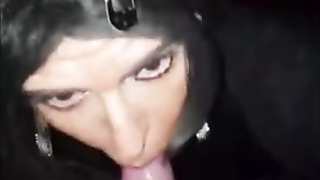 Sexychantal allein im Erotixx  Adult Theater mit einem Hengs 4vs