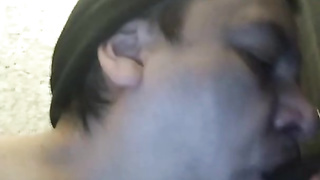 Monstrous Uncircumcised BIG BLACK COCK getting serviced to completion at gloryhole. Noisy masculine ejaculation
